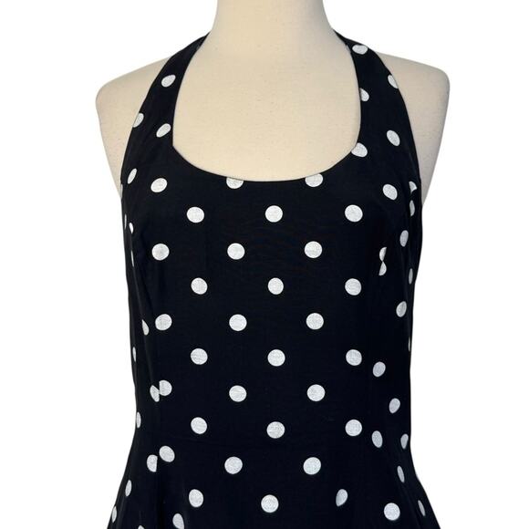 RAMPAGE Vintage Retro 50s 60s Pinup Girl Polka Dot Ruffled Tulle Mini Dress 11 - Picture 5 of 12